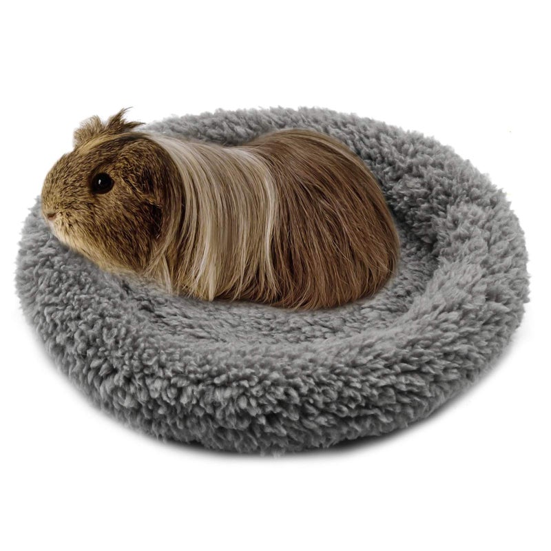 BWOGUE Hamster Bed,Round Velvet Warm Sleep Mat Pad for Hamster/Hedgehog/Squirrel/Guinea Pig/Rats and Other Small Animals - Image 1